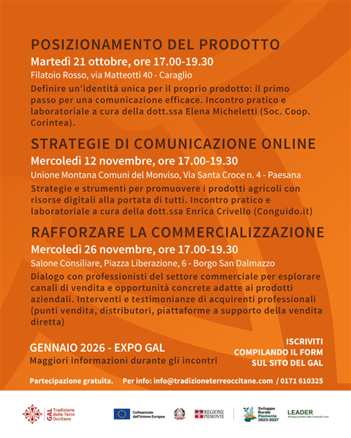 Accompagnamento per Imprese Agricole